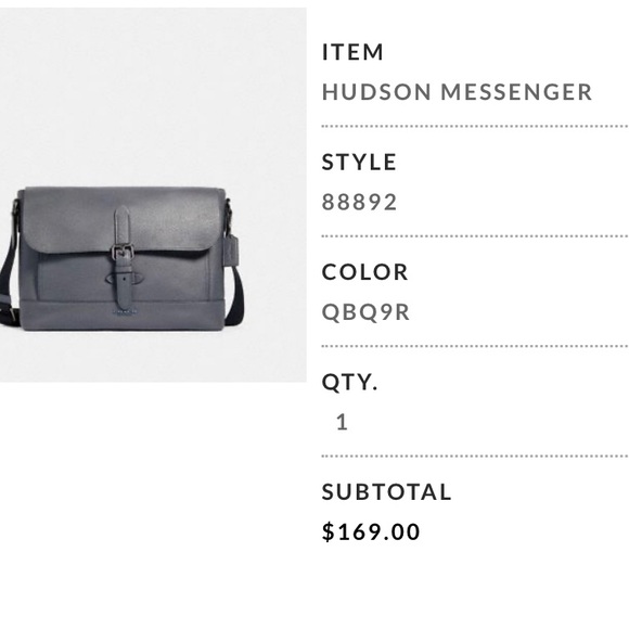 Coach Bag Messenger Bag Laptop Bag - Picture 7 of 7